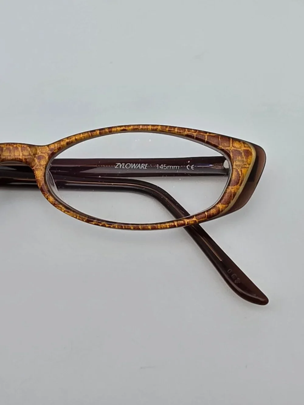 Via Spiga Zyloware Napoli 570 Brown Petite Cat Eye Eyeglasses Frame 50-17-145